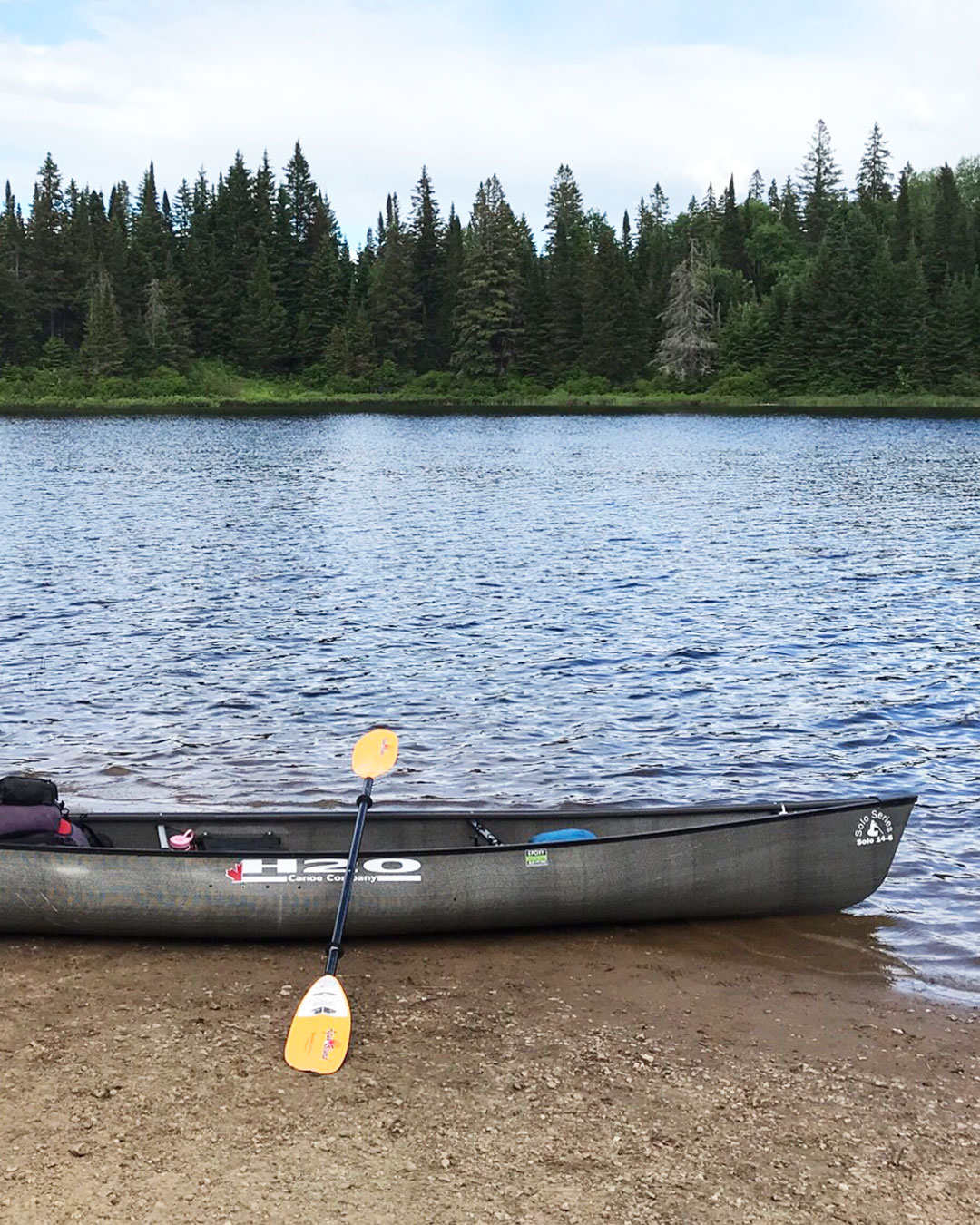 H2O Canoe Company Slideshow - Solo Canoe