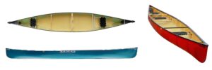 H2O Canoe Company Asymmetrical Touring Series Canoes - Outfitter 18-6